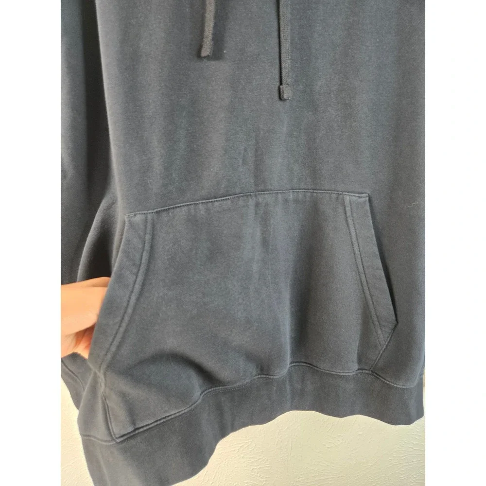 Nike Hoodie Mens XL Black Pullover Embroidered Logo Sportswear Fleece Sweatshirt